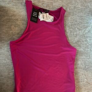 Women's Pink Sleeveless Top